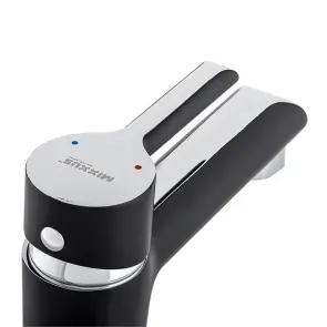 Змішувач для умивальника Mixxus Premium Edem 001 (Black) (MI5838) №3