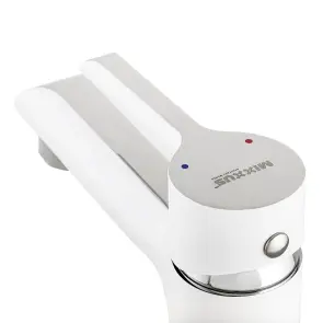 Смеситель для умывальника Mixxus Premium Edem 001 (White) (MI5843) №2
