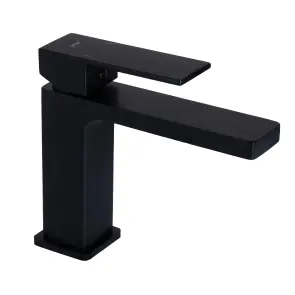 Змішувач для раковини Qtap Gemini QTGEM270BLM45674 Black Matt №1