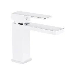Змішувач для раковини Qtap Gemini (з гігієнічним душем) QTGEM272CRW45691 Chrome/White №3