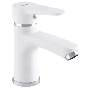 Змішувач для умивальника Zerix PUD1 146 білий (ZX2797) №1