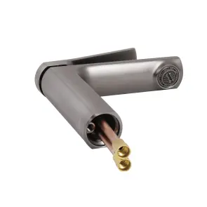 Змішувач для раковини Qtap Slavonice QTSLA270GMB45924 Gunmetal Black PVD №3
