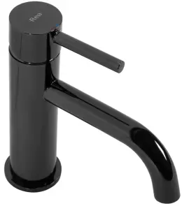 Змішувач для раковини (умивальника) REA LUNGO BLACK GLOSSY чорний * №4