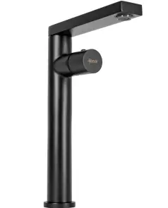 Змішувач для раковини (умивальника) REA TAP BLACK №3