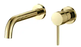 Смеситель для раковины VBI MILANO LONG GOLD скрытого монтажа