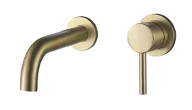 Смеситель для раковины VBI MILANO BRUSHED GOLD скрытого монтажа