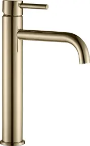 Смеситель для раковины VBI MILANO GOLD высокий №1