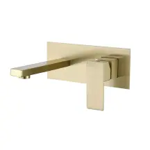 Смеситель для раковины VBI LORENO BRUSHED GOLD скрытого монтажа