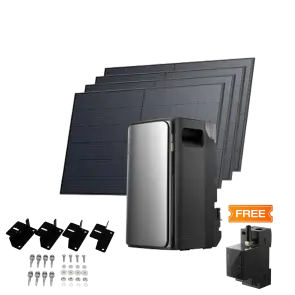Комплект EcoFlow STREAM ULTRA/Solar Panel 4*400/Cистема кріплень EcoFlow Rigid Solar Panel Mounting Feet/Розумний лічильник Smart Meter400W Solar Panel №1
