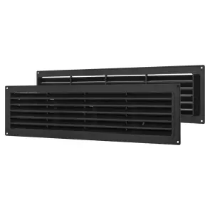 Решітка Вентс МВ 450 Р/2 чорна №1