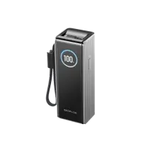 Павербанк EcoFlow RAPID Power Bank з кабелями 25000mAh сріблястий