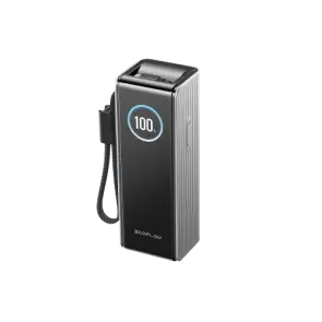 Павербанк EcoFlow RAPID Power Bank з кабелями 25000mAh сріблястий №1