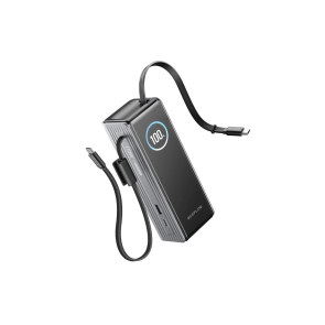 Павербанк EcoFlow RAPID Power Bank з кабелями 25000mAh сріблястий №4