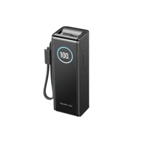 Павербанк EcoFlow RAPID Power Bank з кабелями 25000mAh чорний №1