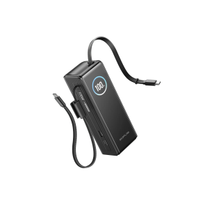 Павербанк EcoFlow RAPID Power Bank з кабелями 25000mAh чорний №4