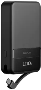Повербанк EcoFLow RAPID Magnetic Power Bank 10000 Black №1