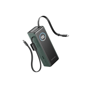 Павербанк EcoFlow RAPID Power Bank з кабелями 25000mAh зелений №4