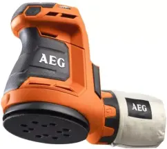 Акумуляторна ексцентрикова шліфмашина AEG BEX 18-125-0 (каркас)