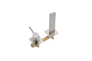 Никелевый смеситель скрытого монтажа Nett QS-99 №3