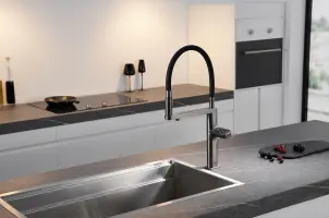 Кухонный смеситель графитовый сенсорный с фильтрованной водой Nett AG-43 №3