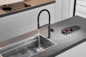 Кухонный смеситель графитовый сенсорный с фильтрованной водой Nett AG-43 №6
