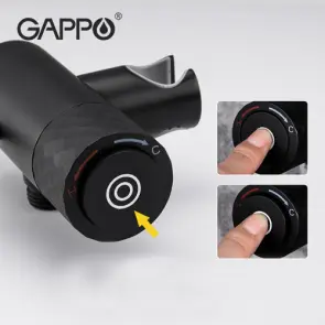 Гігієнічний душ Gappo G7288-6 чорного кольору №3
