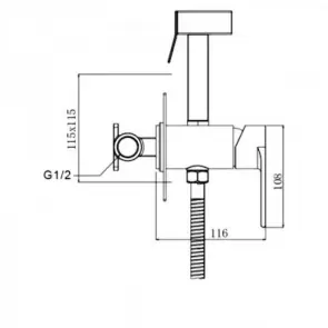 Гігієнічний душ Gappo G7299-20 №4