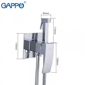 Змішувач для гігієнічного душу Gappo Jacob G7207-1 №3