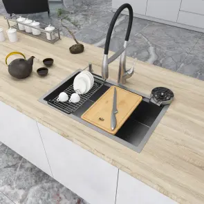 Мойка под столешницу для кухни из нержавейки кухонная станция Nett NS-7042 №5