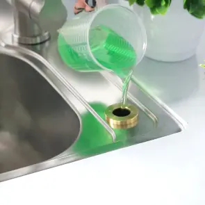 Дозатор для кухонної мийки золотий врізний Nett DFG-300 №4