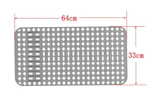 Силіконовий килимок в мийку термостійкий Nett SG-6433 №6