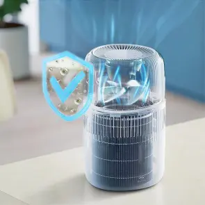 Зволожувач повітря Philips традиційне зволоження Series 5000, 56м2, 4.5л, 400мл/г, електр. кер-ння, режим сну, нічник, білий №7
