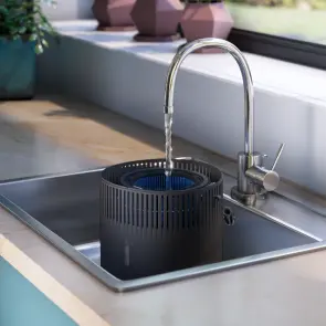 Увлажнитель воздуха Philips традиционное увлажнение Series 5001, 56м2, 4.5л, 400мл/ч, электр. управление, режим сна, ночник, темно-синий №12