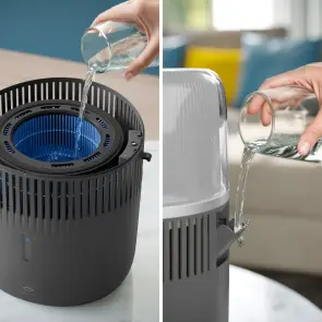 Увлажнитель воздуха Philips традиционное увлажнение Series 5001, 56м2, 4.5л, 400мл/ч, электр. управление, режим сна, ночник, темно-синий №13