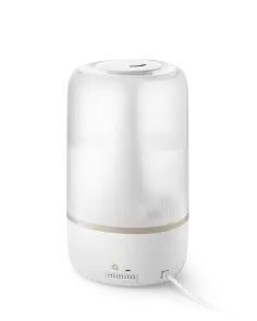 Зволожувач повітря Philips традиційне зволоження Series 1001, 41м2, 3л, 275мл/г, електр. кер-ння, режим сну, нічник, білий №3
