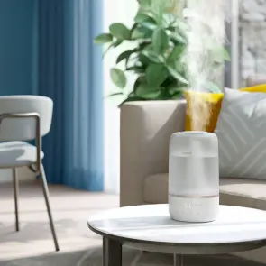 Зволожувач повітря Philips традиційне зволоження Series 1001, 41м2, 3л, 275мл/г, електр. кер-ння, режим сну, нічник, білий №7