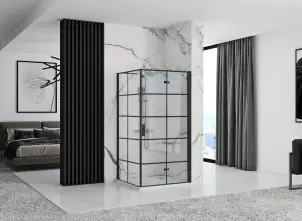 Душевая кабина REA MOLIER 80x80 BLACK №3