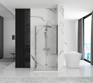 Душова кабіна REA MOLIER 90x90 CHROME №4
