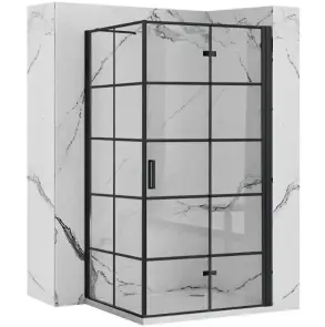Душова кабіна REA MOLIER 80x100 BLACK №1