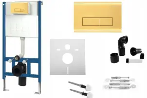 Кнопка смыва для инсталляции REA H LIGHT GOLD №4