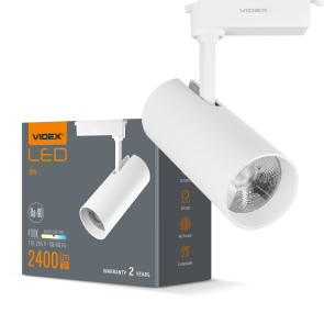 LED світильник трековий VIDEX 30 Вт 4100K білий №1