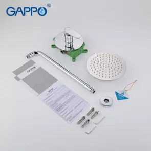 Душова система вбудована з тропічним душем GAPPO G7101 №4
