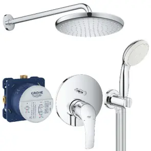 Душова система прихованого монтажу зі змішувачем Grohe Eurosmart New Tempesta 250 UA26416SC3 №1