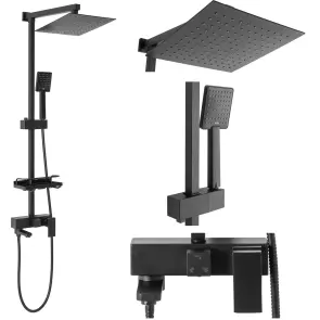Душевой Гарнитур REA JACK Черный REA-P7009 №1
