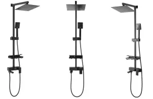 Душевой Гарнитур REA JACK Черный REA-P7009 №2