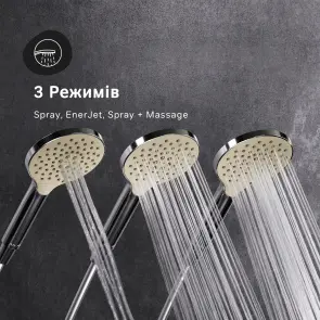 Душова система ShowerSpot з термостатом AM.PM F0780400 Like №8