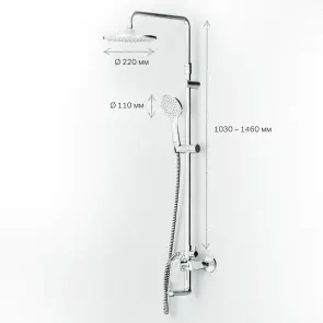 Душова система AM.PM F0785C900 Sunny №10