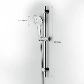 Душовий комплект AM.PM F0190000 Gem №11