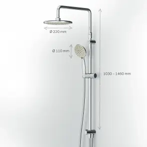 Душова система ShowerSpot без змішувача AM.PM F0790000 Gem №10