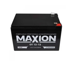 Акумуляторна батарея MAXION AGM OT 12-12 12V 12Ah ( 151 х 98 х 100 ), Q4